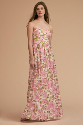 Pink Strapless Dress